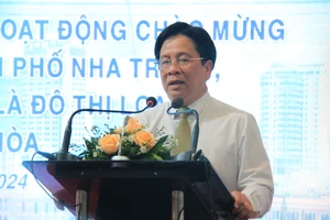 Ông Hồ Văn Mừng, Bí thư Thành ủy TP Nha Trang thông tin về các sự kiện hoạt động