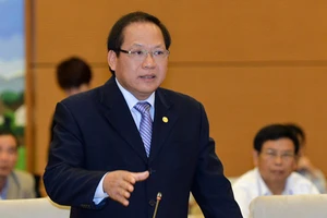 Bộ trưởng Bộ Thông tin và Truyền thông Trương Minh Tuấn. Ảnh: Quochoi.vn