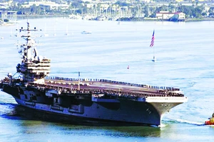 Mỹ tuyên bố đưa tàu sân bay USS Ronald Reagan đến gần bán đảo Triều Tiên tập trận trong tháng 10