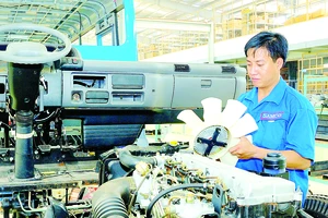 Sản xuất ô tô trong nước tại SAMCO Ảnh: CAO THĂNG