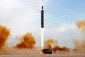 Một vụ thử tên lửa của Triều Tiên trong tháng 9-2017