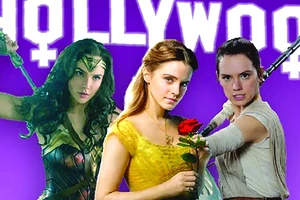 Gal Gadot, Emma Watson, Daisy (từ trái sang)