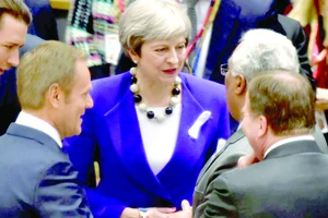 Thủ tướng Anh gặp gỡ lãnh đạo các nước EU bên lề cuộc họp thượng đỉnh EU tại Brussels, Bỉ