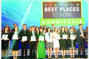 Vingroup chiếm ưu thế tuyệt đối trong Tốp 100 nơi làm việc tốt nhất Việt Nam