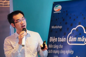 Ông Nguyễn Tiến Dũng - Giám đốc Viettel IDC trình bày tại hội thảo