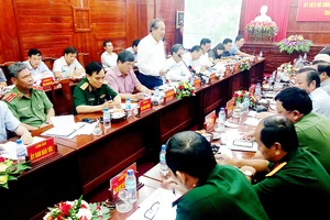 Phó Thủ tướng Trương Hòa Bình phát biểu chỉ đạo tại buổi làm việc với lãnh đạo tỉnh Bình Phước