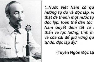 Tuyên ngôn Độc lập: Tượng đài của ý chí độc lập, tự chủ, tự lực, tự cường Việt Nam