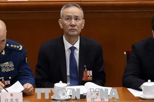 Ông Lưu Hạc (giữa) Phó Thủ tướng Trung Quốc. Ảnh: AFP/TTXVN