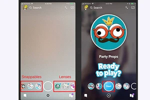 Snapchat tung ra trò chơi