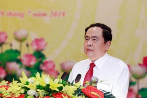 Chủ tịch UBMTTQ Việt Nam Trần Thanh Mẫn. Ảnh: UBMTTQVN