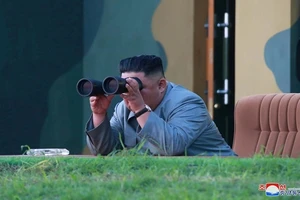 Hình ảnh nhà lãnh đạo Kim Jong-un do KCNA công bố ngày 26-7-2019. Ảnh: Reuters