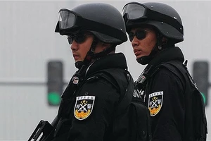 Cảnh sát Trung Quốc. Ảnh: AFP