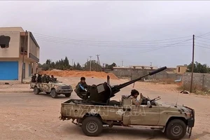 Lực lượng tự xưng Quân đội Quốc gia Libya (LNA) tại Tripoli, Libya. Ảnh tư liệu: AFP/TTXVN