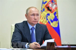 Tổng thống Nga Vladimir Putin. Ảnh: THX/TTXVN