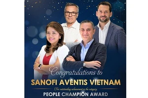 Bốn nhà lãnh đạo cấp cao của Sanofi Việt Nam được vinh danh 