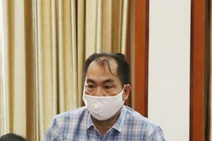 Ông Phạm Duy Tuyến, Giám đốc Trung tâm Kiểm soát bệnh tật (CDC) tỉnh Hải Dương. Nguồn ảnh: TTXVN