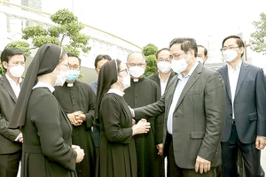 Thủ tướng Phạm Minh Chính thăm các chức sắc, đồng bào công giáo tỉnh Bà Rịa - Vũng Tàu