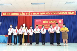 Vedan Việt Nam trao tặng học bổng tại phường Mỹ Xuân, thị xã Phú Mỹ, tỉnh Bà Rịa Vũng Tàu