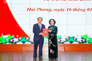 Đồng chí Lê Tiến Châu giữ chức Bí thư Thành ủy Hải Phòng