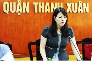 Bà Lê Mai Trang, Phó Chủ tịch UBND quận Thanh Xuân, Hà Nội