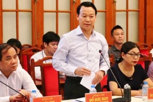 Ông Đỗ Đức Duy - Phó Bí thư Tỉnh ủy, Chủ tịch UBND tỉnh Yên Bái phát biểu