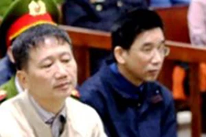 Bị cáo Trịnh Xuân Thanh tại phiên tòa xét xử ngày 10-1