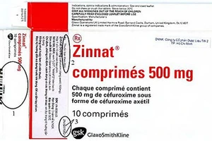 Cảnh báo thuốc kháng sinh Zinnat giả