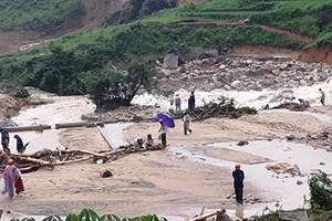 Cứu trợ khẩn cấp người dân bị thiệt hại do mưa lũ 