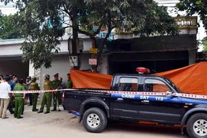 Hiện trường vụ nổ súng ở TP Điện Biên Phủ khiến 3 người thiệt mạng