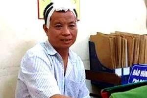Bị can Nguyễn Văn Tiến bị bắt giữ sau khi gây ra vụ thảm án làm 7 người thương vong