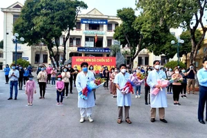 Lần đầu tiên, 90 bệnh nhân Covid-19 được công bố khỏi bệnh tại TP Chí Linh 