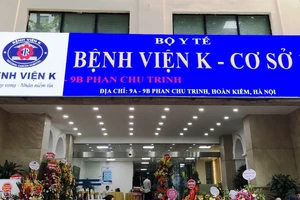 Dỡ bỏ phong tỏa 2 cơ sở của Bệnh viện K ở phố Phan Chu Trinh và Tam Hiệp