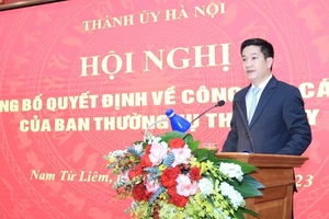 Giám đốc Sở TN-MT Hà Nội được điều động sang Ban Tuyên giáo Thành ủy 
