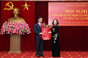Đồng chí Dương Văn An giữ chức vụ bí thư tỉnh ủy Vĩnh Phúc