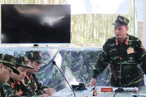 Sư đoàn 302 (Quân khu 7) tổ chức diễn tập tại tỉnh Bình Thuận