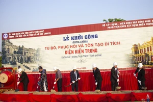 Khởi công công trình “Tu bổ, phục hồi và tôn tạo di tích Điện Kiến Trung” tại Đại nội Huế
