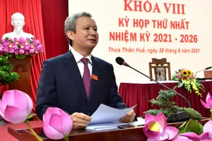 Ông Lê Trường Lưu tái đắc cử chức danh Chủ tịch HĐND tỉnh Thừa Thiên - Huế khóa VIII ​