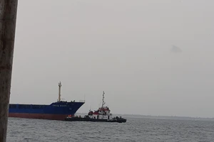SAR 412 của Trung tâm Phối hợp tìm kiếm, cứu nạn hàng hải khu vực II đóng tại Đà Nẵng đến hiện trường tiếp cận tàu CHINA BOARD 1