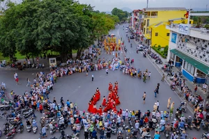 Sôi động lễ hội quảng diễn đường phố tại Festival nghề truyền thống Huế