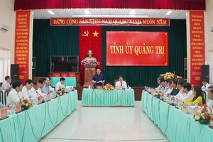 Chủ tịch Quốc hội Vương Đình Huệ làm việc tại Quảng Trị: Phát huy mạnh mẽ truyền thống lịch sử cách mạng