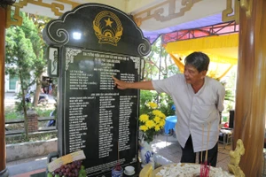 Thiêng liêng lễ giỗ chung các anh hùng liệt sĩ ở làng Đồng Di 