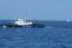 Tàu Cảnh sát biển Việt Nam tuần tra trên biển. Ảnh minh họa