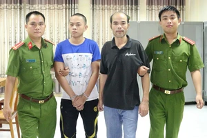 Đối tượng Tế và Nam bị Công an tỉnh Hà Tĩnh bắt giữ