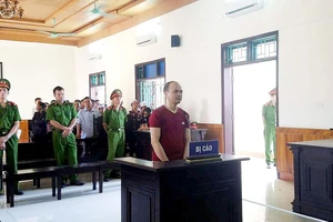 Bị cáo Nguyễn Nam Hải tại phiên tòa xét xử