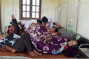 Các bệnh nhân điều trị tại Bệnh viện Đa khoa huyện Hương Khê