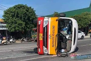 Hà Tĩnh: Tai nạn giữa xe buýt và xe đầu kéo trên Quốc lộ 1, nhiều người nhập viện 