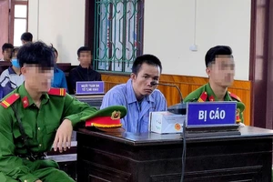 Bị cáo Thái Văn Hậu tại phiên tòa