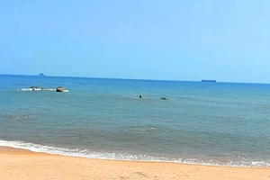Một góc vùng biển tỉnh Hà Tĩnh