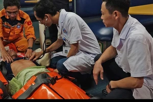 Cứu thuyền viên bị tai biến mạch máu não tại vùng biển quần đảo Hoàng Sa