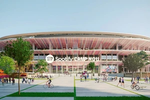 Phối cảnh sân Barcelona từ mùa giải tới sau khi hợp tác với Spotify.